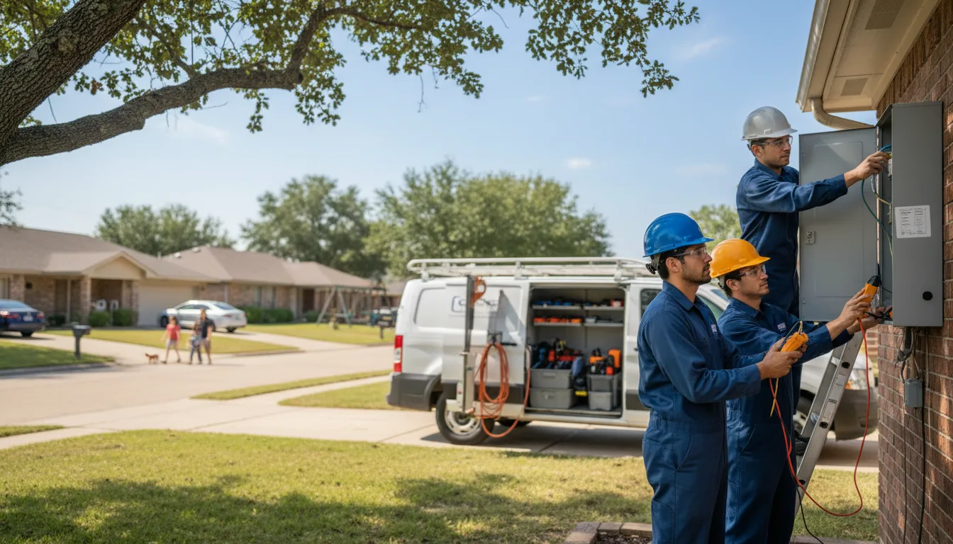 Certified electrician providing emergency electrical services in North Canton, OH